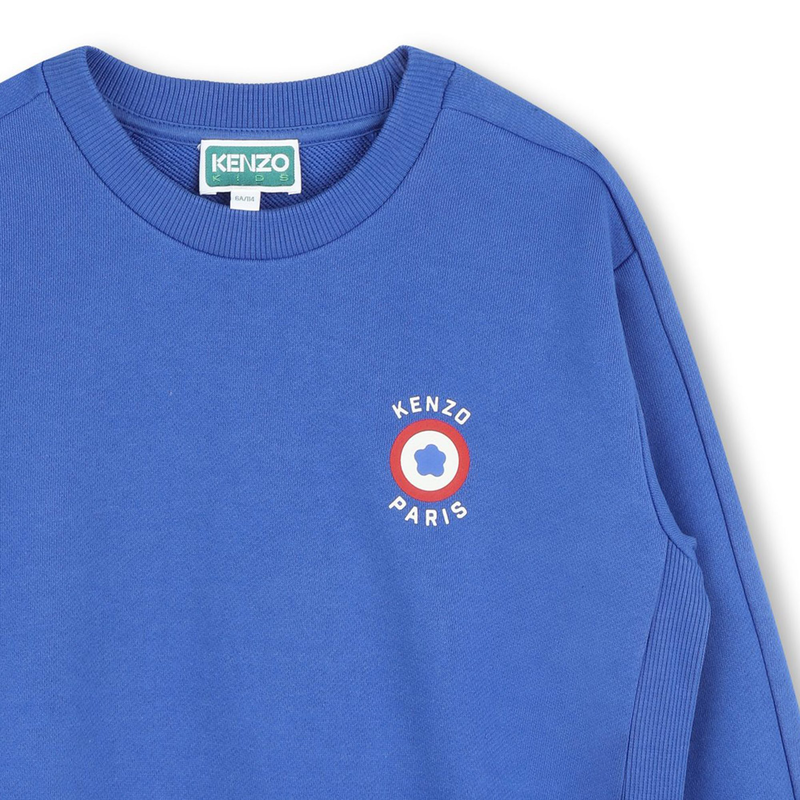 Sweat-shirt molletonn&eacute; imprim&eacute; KENZO KIDS 
                        GARCON