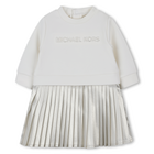 Robe manches longues bi-mati&egrave;res MICHAEL KORS 
                    FILLE