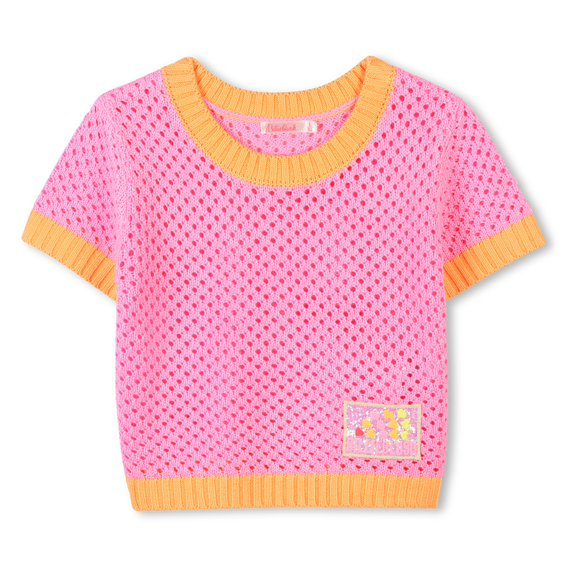 T-shirt bicolore BILLIEBLUSH 
                        FILLE