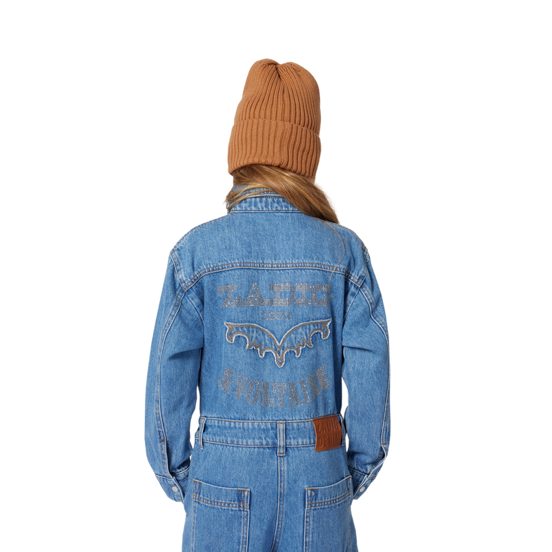 Combinaison denim col chemise ZADIG & VOLTAIRE 
                        FILLE