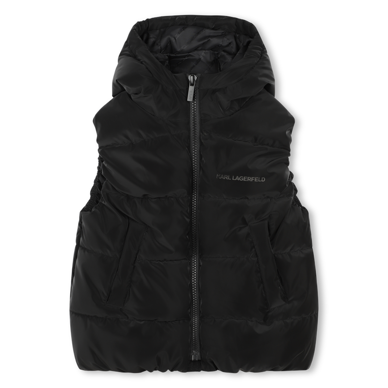 Doudoune &agrave; capuche sans manche KARL LAGERFELD KIDS 
                        GARCON