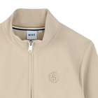 Effen sweatshirt met rits BOSS 
                    BOY