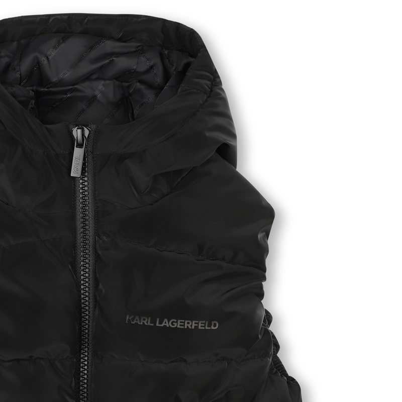 Mouwloze anorak met capuchon KARL LAGERFELD KIDS 
                        BOY