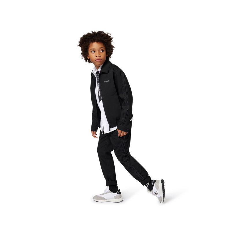 Baskets basses à lacets KARL LAGERFELD KIDS 
                        GARCON