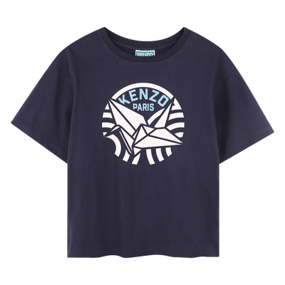 T-shirt met logoprint KENZO KIDS GIRL