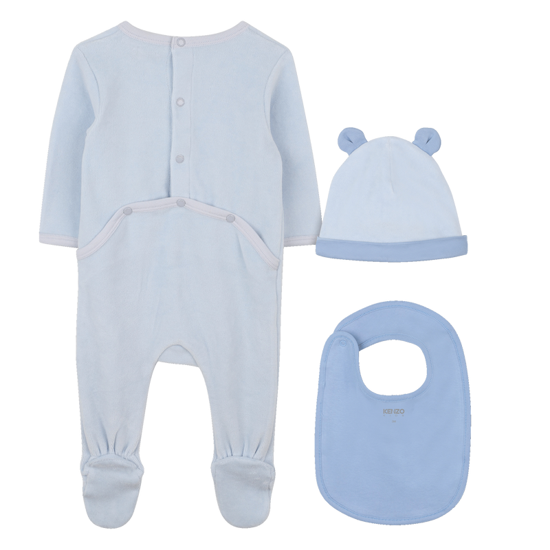 Ensemble pyjama + bonnet + bavoir KENZO KIDS 
                        UNISEXE
