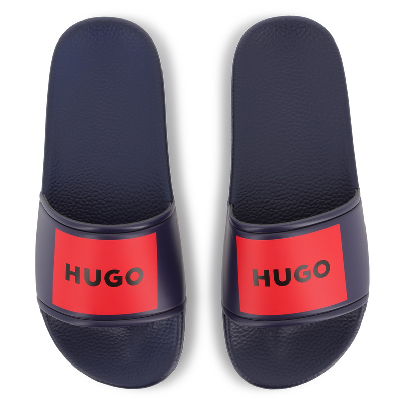 Slippers met badges HUGO 
                        BOY