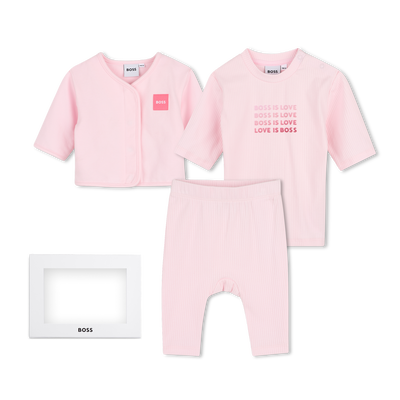 Set broek, cardigan en T-shirt BOSS MEISJE