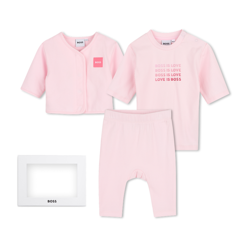 Ensemble pantalon, cardigan et tee-shirt BOSS 
                        FILLE