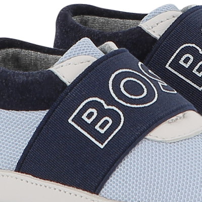 Chaussons souples en cuir de mouton BOSS UNISEXE