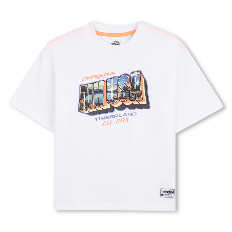 T-SHIRT MET KORTE MOUWEN TIMBERLAND 
                        BOY