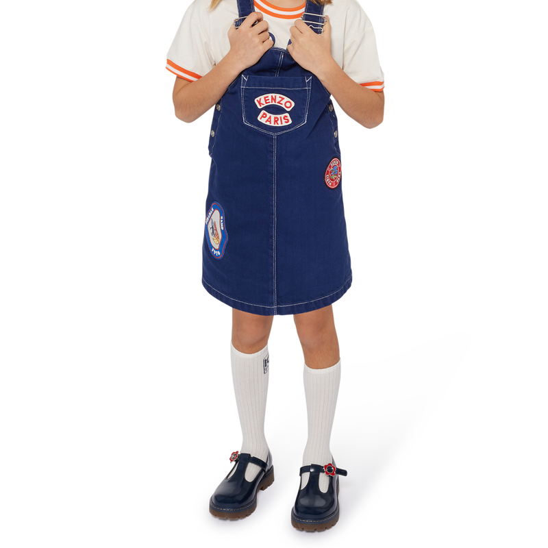 Leren ballerina's met gesp KENZO KIDS 
                        GIRL