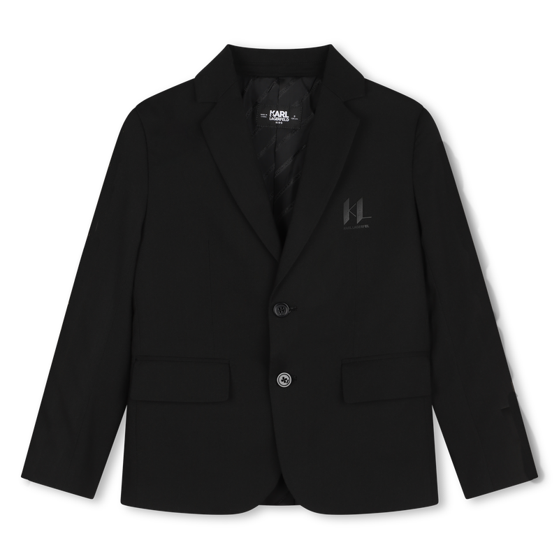 Feestelijke blazer met strepen KARL LAGERFELD KIDS 
                        BOY