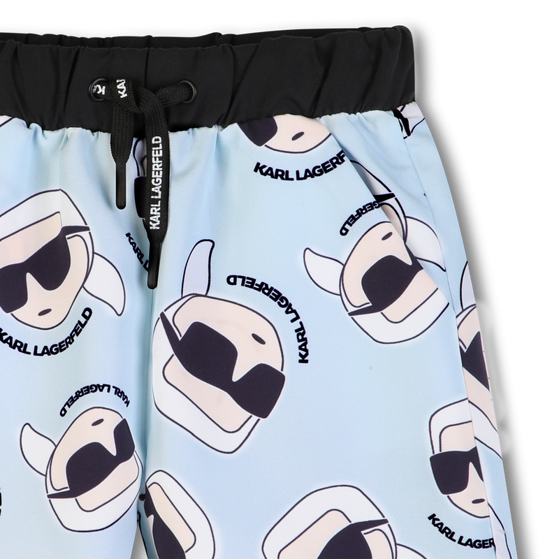 SET T-SHIRT EN ZWEMSHORTS KARL LAGERFELD KIDS 
                        BOY