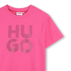 Robe &agrave; manches courtes HUGO 
                    FILLE