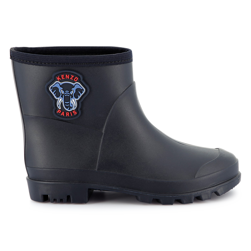 Bottes de pluie badge &eacute;l&eacute;phant KENZO KIDS 
                        UNISEXE