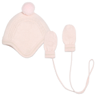 Ensemble bonnet + moufles CARREMENT BEAU 
                    FILLE