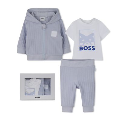 ENSEMBLE CARDIGAN + PANTALON + T-SHIRT BOSS GARCON