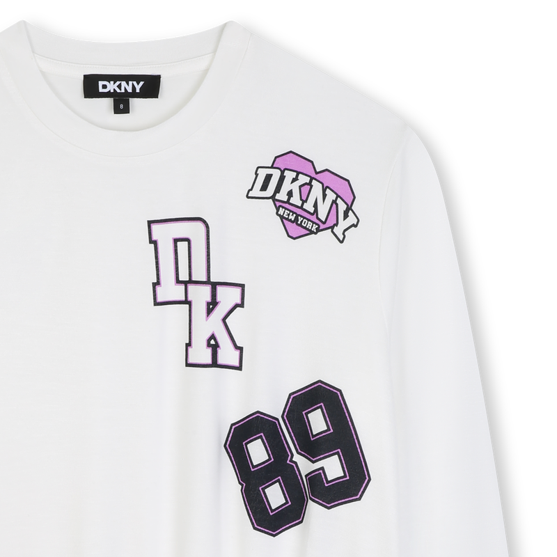 Tee-shirt manches longues DKNY 
                        FILLE