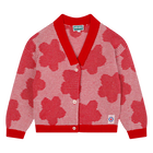 Geknoopt vestje met bloemen KENZO KIDS 
                    GIRL