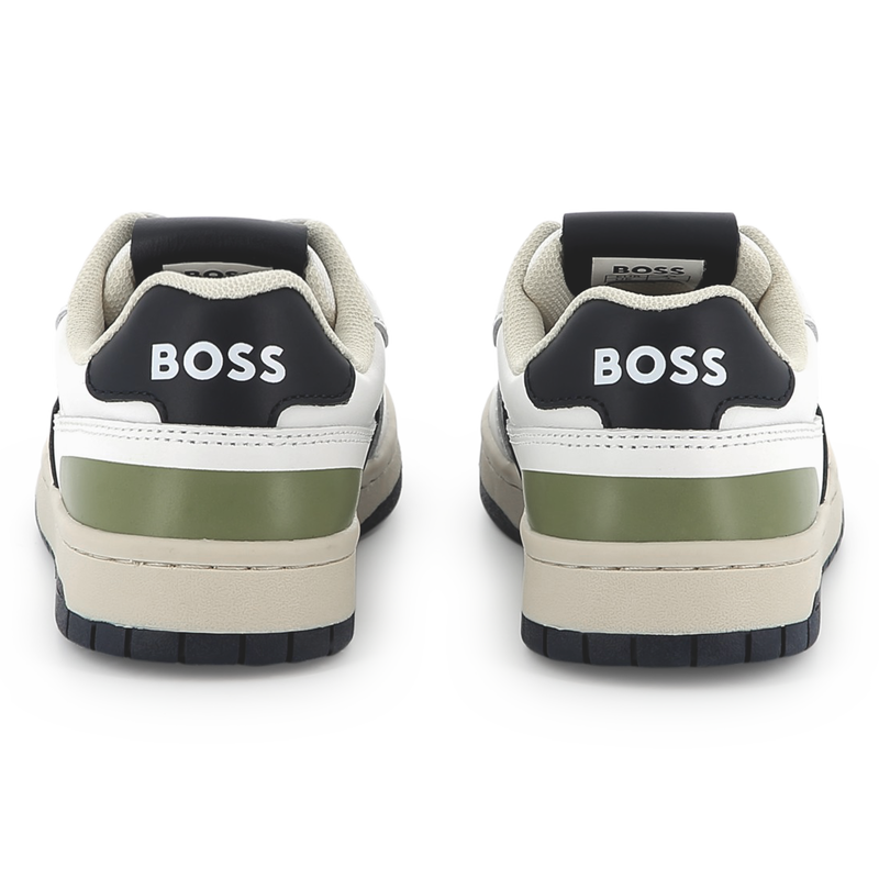 Sneakers van twee materialen BOSS 
                        BOY