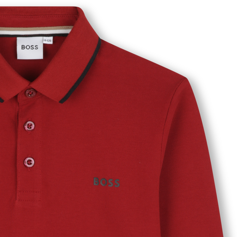 Polo &agrave; manches longues BOSS 
                        GARCON