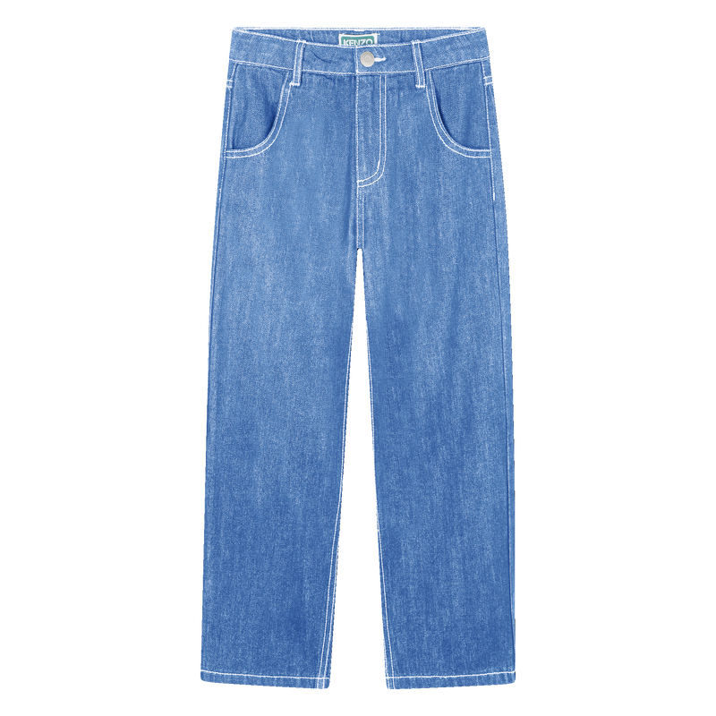 Pantalon en denim KENZO KIDS 
                        GARCON