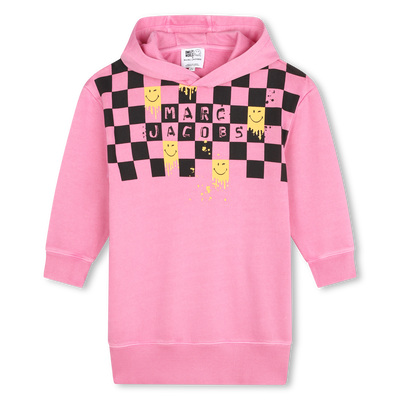 Fleece jurk van katoen MARC JACOBS GIRL