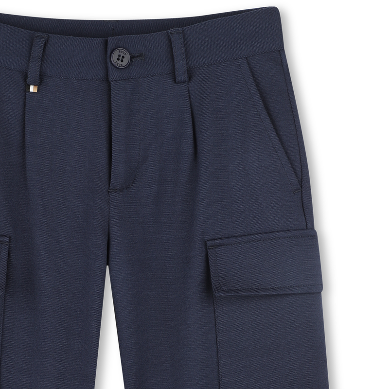 Bermuda uni avec poches BOSS 
                        GARCON