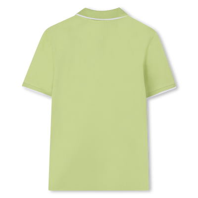 Effen polo van katoenpiqu&eacute; BOSS BOY