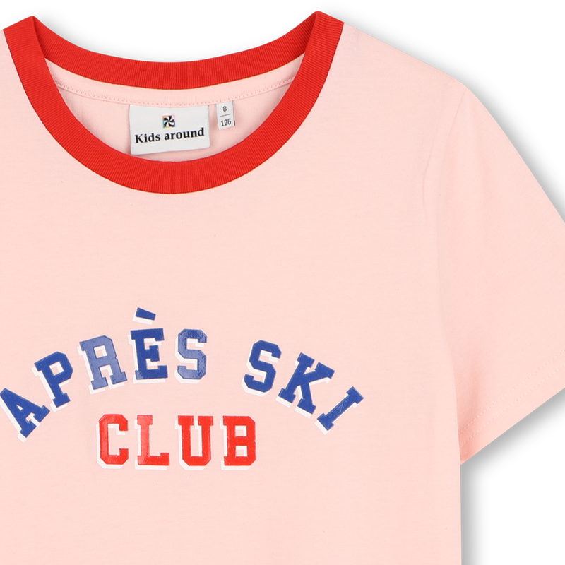 T-shirt met korte mouwen KIDS AROUND 
                        GIRL