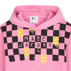 Fleece jurk van katoen MARC JACOBS 
                    GIRL