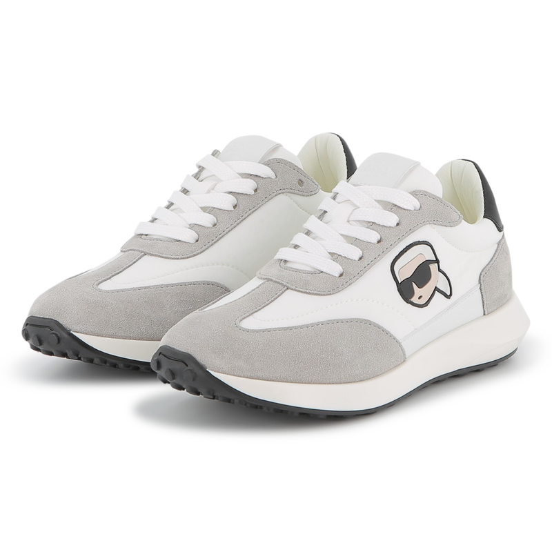 Baskets basses à lacets KARL LAGERFELD KIDS 
                        GARCON