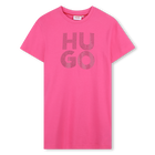 Robe &agrave; manches courtes HUGO 
                    FILLE