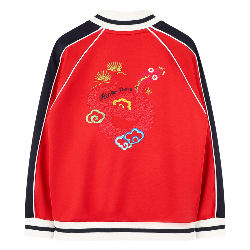 Sweat-shirt zipp&eacute; col montant KENZO KIDS 
                        GARCON