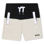 Fleece short in twee kleuren BOSS 
                    BOY