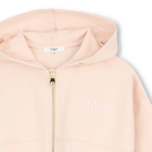 Sweat zipp&eacute; &agrave; capuche CHLOE 
                    FILLE