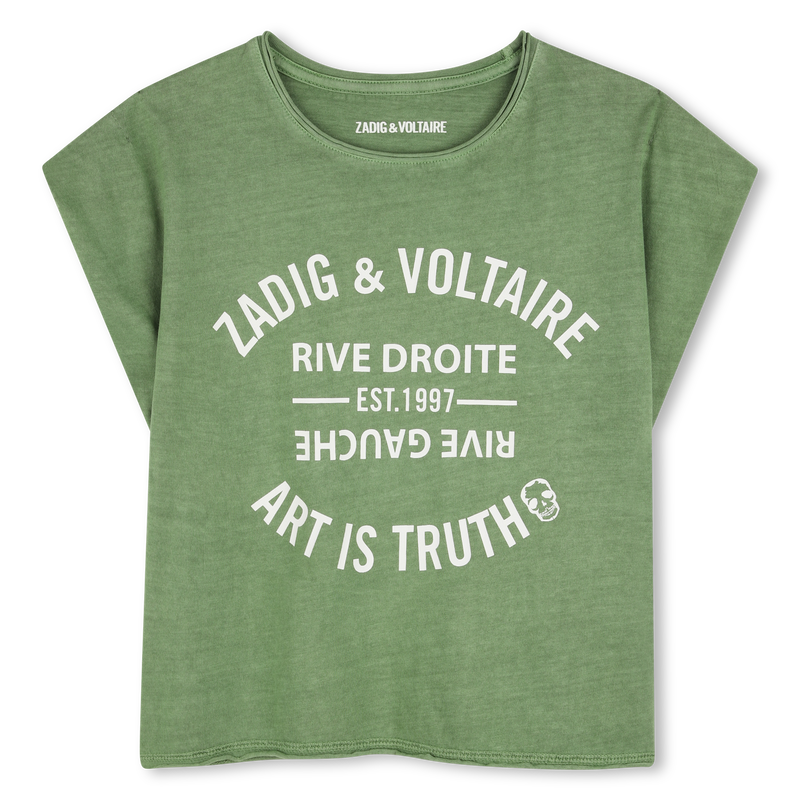T-SHIRT MET KORTE MOUWEN ZADIG & VOLTAIRE 
                        GIRL