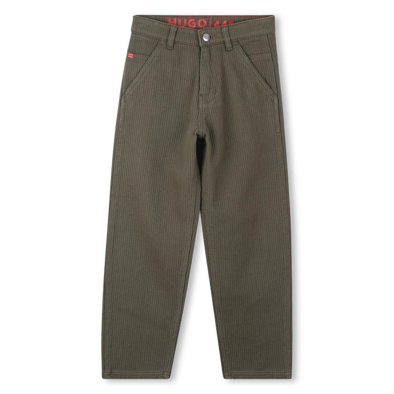 Pantalon en velours c&ocirc;tel&eacute; HUGO 
                        GARCON