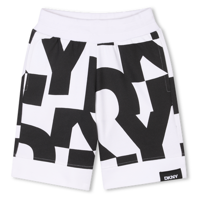 Bermuda en coton molletonn&eacute; DKNY UNISEXE