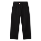 Pantalon &agrave; pinces et revers DKNY 
                    FILLE
