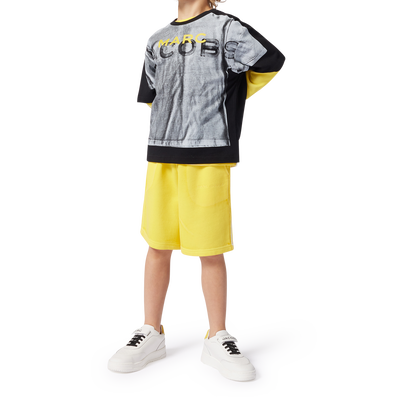 Fleece bermuda met borduursel MARC JACOBS UNISEX