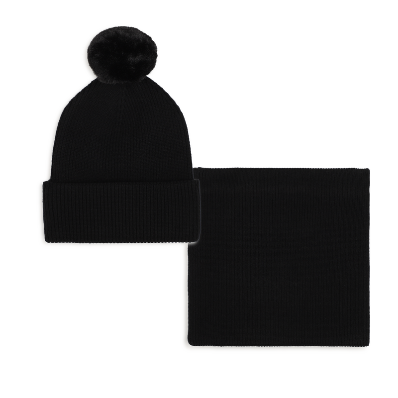 Ensemble bonnet et tour de cou KARL LAGERFELD KIDS 
                        FILLE