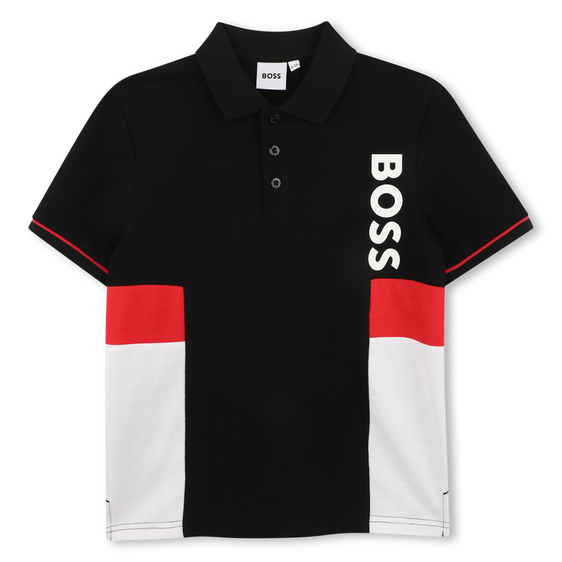 POLO MANCHES COURTES BOSS 
                        GARCON