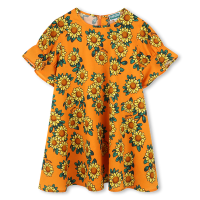 Robe imprim&eacute; tournesol KENZO KIDS FILLE