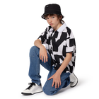 Katoenen overhemd korte mouwen DKNY 
                    UNISEX