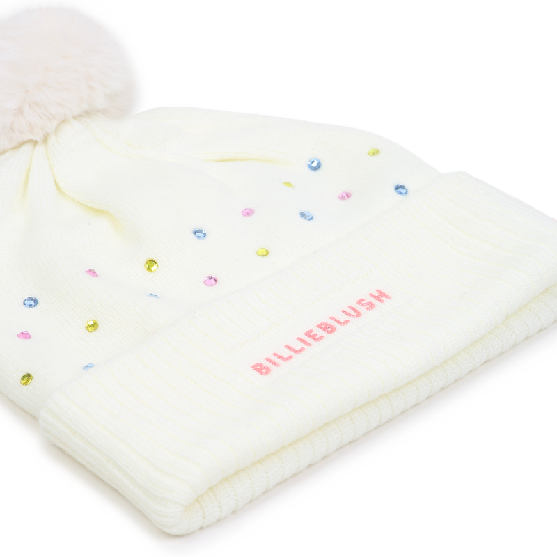 Bonnet &agrave; strass multicolors BILLIEBLUSH 
                        FILLE