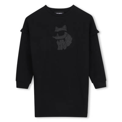Langarm jurk KARL LAGERFELD KIDS MEISJE