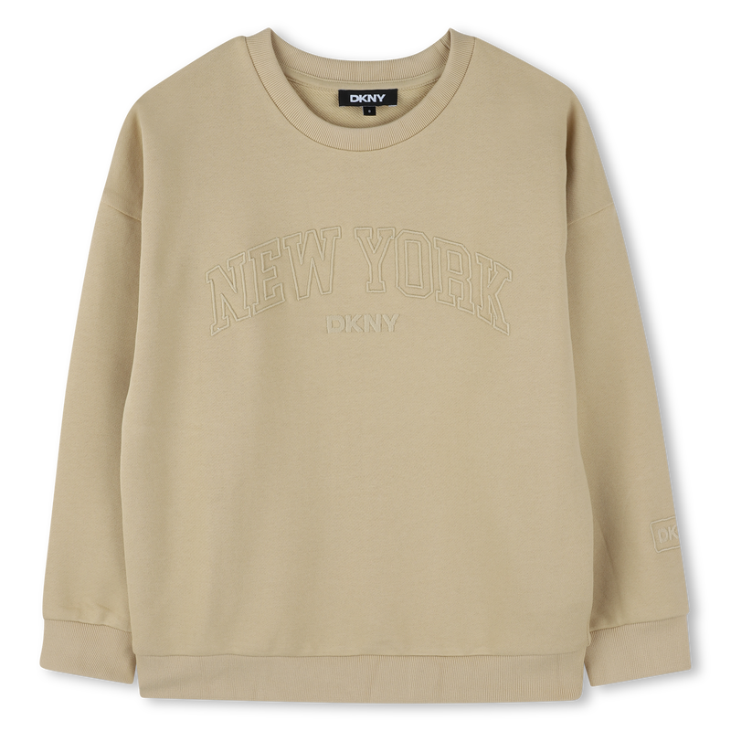 Sweatshirt van fleece katoen DKNY 
                        UNISEX