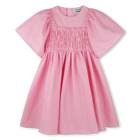 Jurk van katoensatijn KENZO KIDS 
                    GIRL